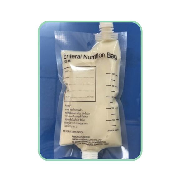 ถุงบรรจุอาหารเหลว ถุงให้อาหาร Enteral Nutrition Bag (ขนาด 500 ML) รูปที่ 8