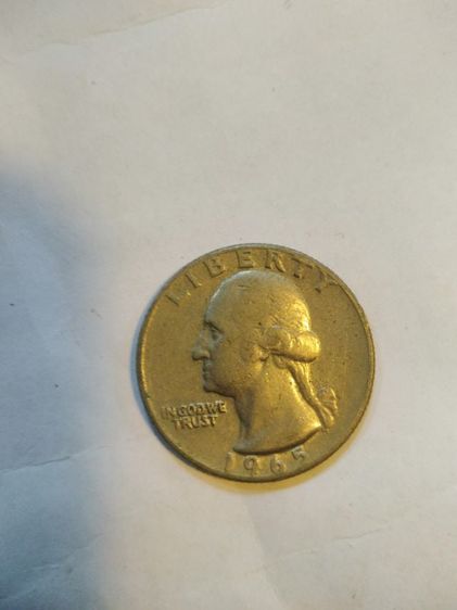 เหรียญ​ Quarter​dollar​ 1965 รูปที่ 2