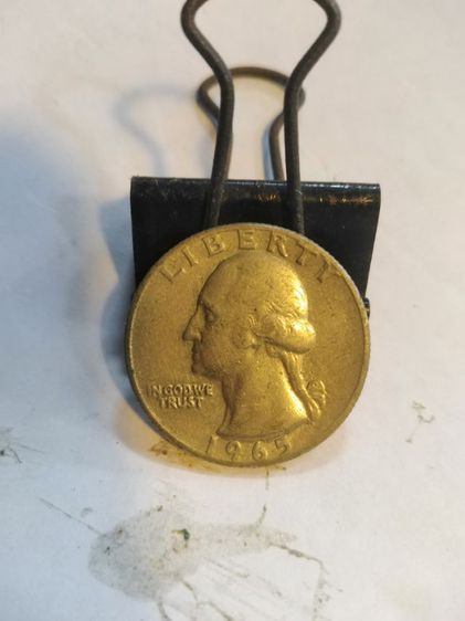 เหรียญ​ Quarter​dollar​ 1965 รูปที่ 4