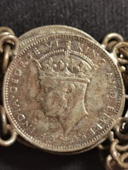 เข็มขลัด เงินโบราณ เงินเก่า ต่างประเทศ รุ่นเก่า หายาก หนัก 194 กรัม เก่าเก็บ รูปที่ 2