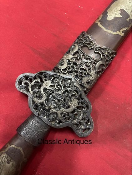 ดาบตรง ลายกระไหล่เงินA3 รูปที่ 3