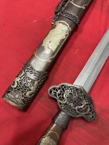 ดาบตรง ลายกระไหล่เงินA3 รูปที่ 11