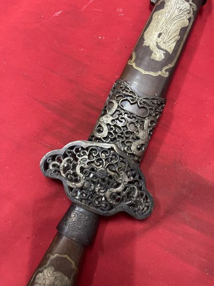 ดาบตรง ลายกระไหล่เงินA3 รูปที่ 5