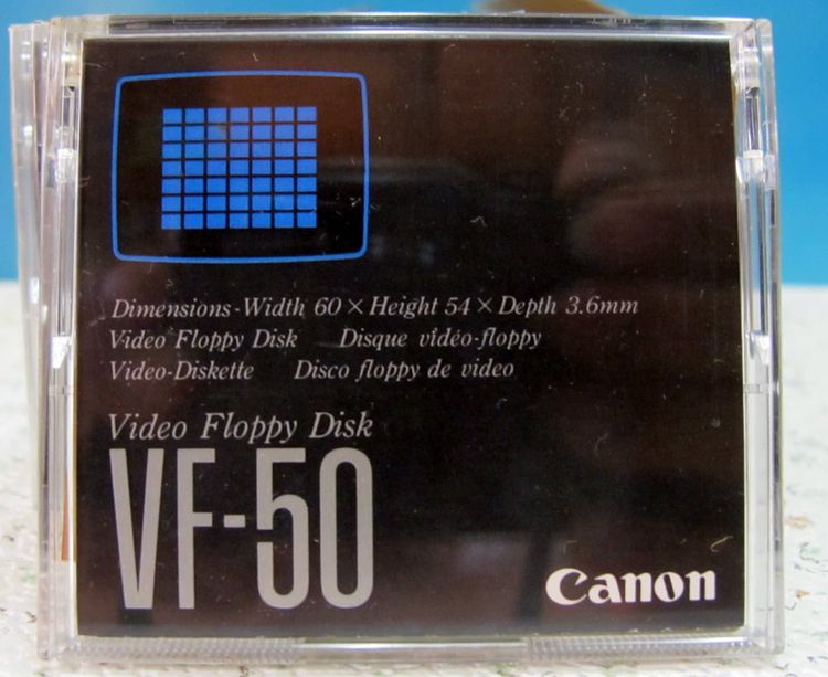 เมมโมรี่การ์ด 16 กิกะไบต์ แผ่น Video Floppy Disk Canon VF50 