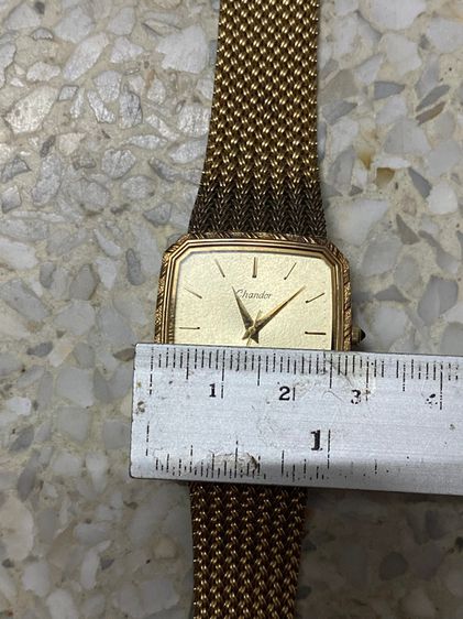 นาฬิกายี่ห้อ ORIENT  โอเรียนท์ วินเทจ  ทองสวย  อาจมีคราบดำบ้างตามร่อง  สายยาว 17 เซนติเมตร 850฿ รูปที่ 8