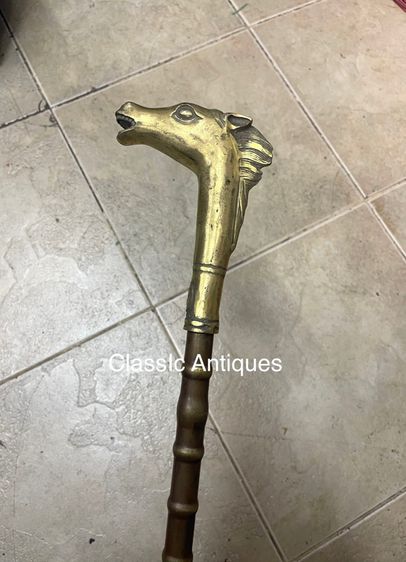 ไม้เท้า หัวม้าทองเหลือง รูปที่ 3