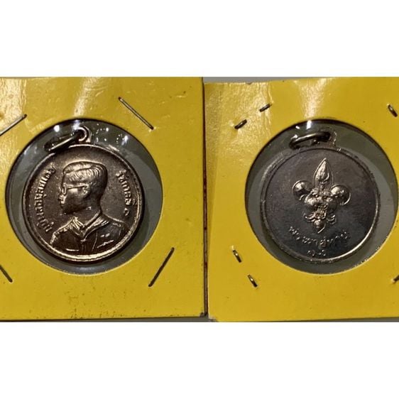 เหรียญที่ระลึกหายาก พระราชทาน ลูกเสือ 2506  ตอกโค๊ต สว.