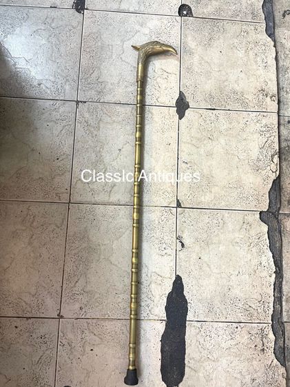 ไม้เท้า หัวนก ทองเหลือง A2 รูปที่ 4