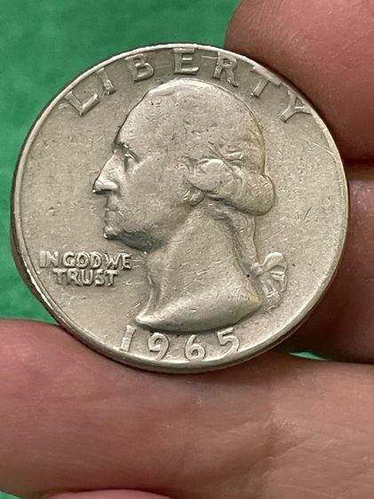 เหรียญ  Quarter Dollar Liberty 1965 United States of America รูปที่ 6