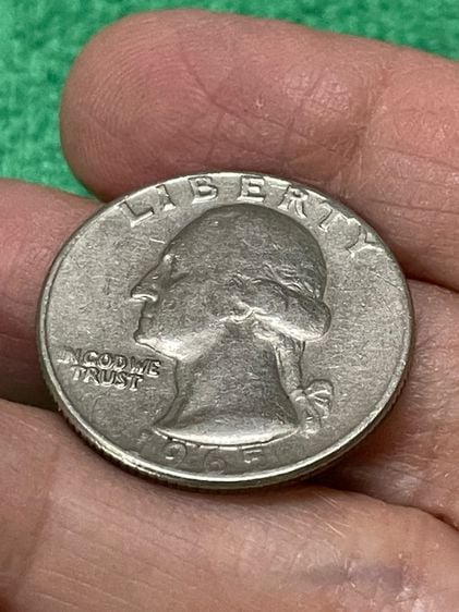 เหรียญ  Quarter Dollar Liberty 1965 United States of America รูปที่ 3