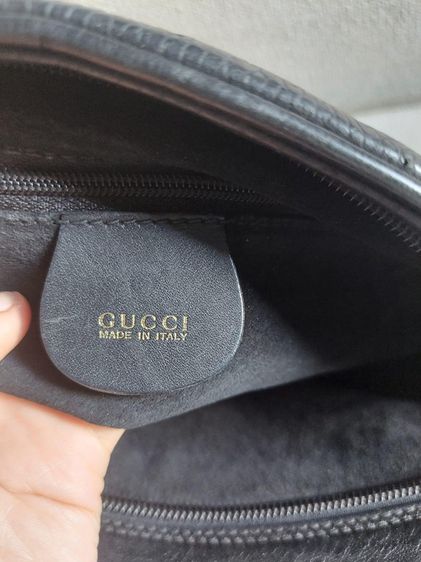 กระเป๋าสะพาย Gucci สีดำ วินเทจ รูปที่ 9