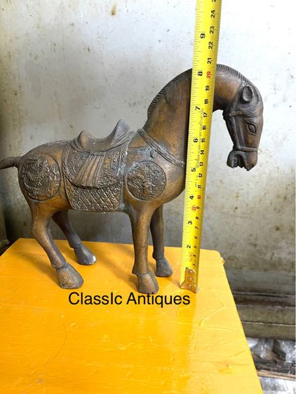 ม้า มงคลคู่ ทองเหลืองสะสม รูปที่ 3