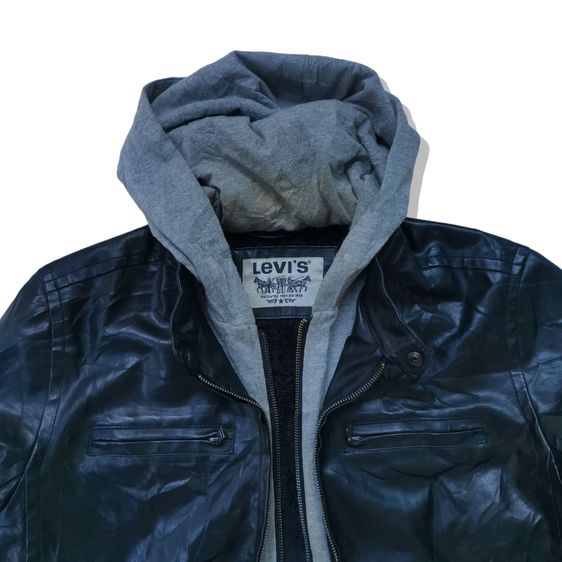 LEVIS Hooded PVC Jacket รอบอก 45”  รูปที่ 4