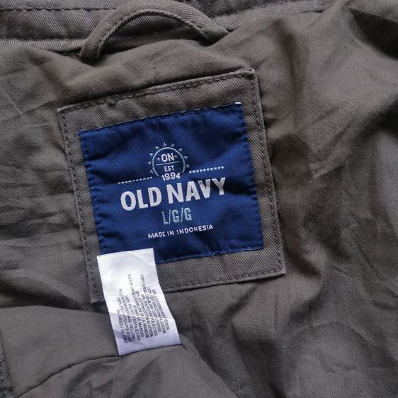 Old Navy Grey Military Jacket รอบอก 46” รูปที่ 8