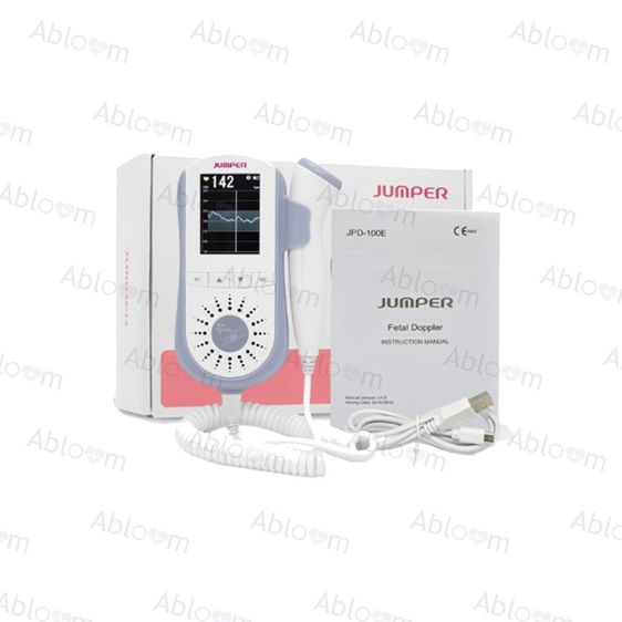 เครื่องฟังเสียงหัวใจทารกในครรภ์ ดิจิตอล รุ่นใหม่ล่าสุด ยี่ห้อ Jumper รุ่น JPD-100E Pocket Fetal Doppler รูปที่ 4