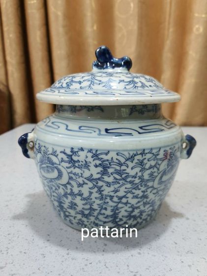 โถกระปิลายคราม รูปที่ 3