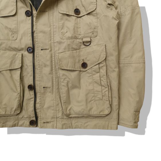 Timberland Khaki Brown Hooded Outdoor Jacket รอบอก 46” รูปที่ 7