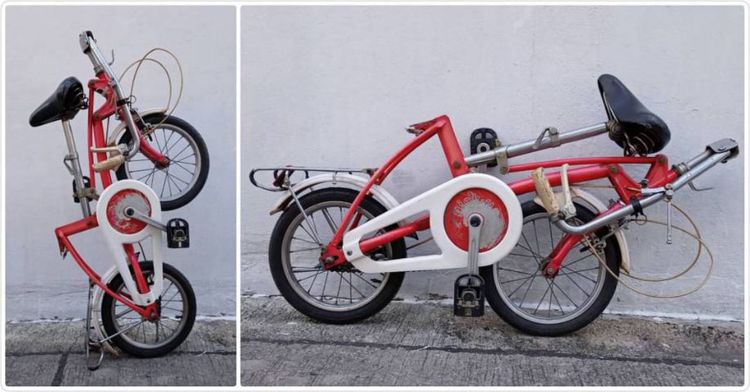 จักรยานพับของ Japan วินเทจวงล้อ 14 นิ้ว รูปที่ 15