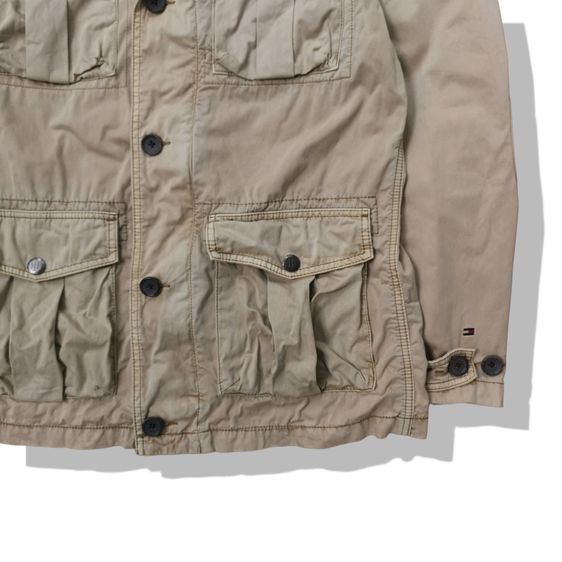 Tommy Hilfiger Khaki Brown Zipper Jacket รอบอก 46” รูปที่ 3