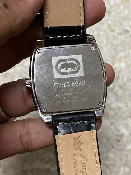 นาฬิกายี่ห้อ MARC ECKO  ควอทซ์ ของแท้มือสอง สภาพสวย เรือนใหญ่ สายเปลี่ยนใหม่  1700฿   รูปที่ 2