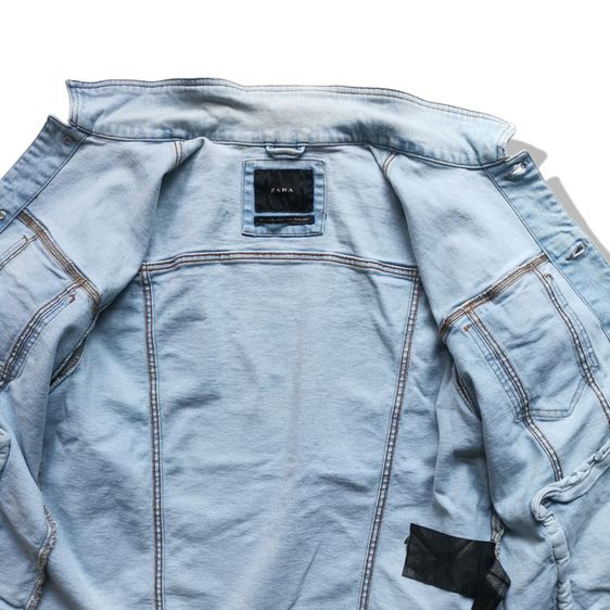 Zara Light Blues 4 Pockets Denim Jacket รอบอก 45” รูปที่ 3
