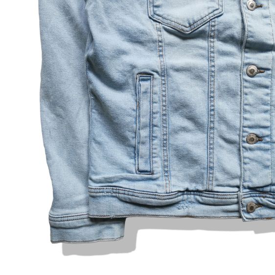 Zara Light Blues 4 Pockets Denim Jacket รอบอก 45” รูปที่ 4