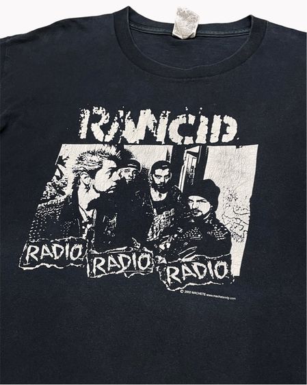 เสื้อวงมือสอง VINTAGE 2002 RANCID RADIO Size L มือ2 รูปที่ 2