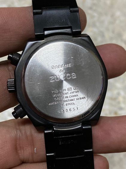 นาฬิกายี่ห้อ Cabane de Zucca ควอทซ์ โครโนกราฟ เดินทุกเข็มสายยาว  17.5 เซนติเมตร   1200฿  รูปที่ 3