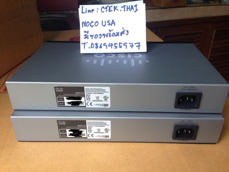 ขาย CISCO SG92 24 Gigabit Switch Hub 24 and 2 Combo Mini GBIC Ports 2ตัว รูปที่ 5