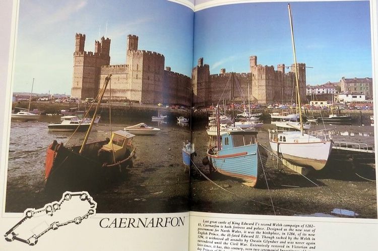 Castles in Wales History Spectacle Romance หนังสือ ปราสาทในเวลส์ ประวัติความเป็นมาการผจญภัยโรแมนติก รูปที่ 10