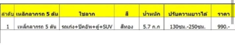 เหล็กลากรถปิกอัพ เหล็กลากรถปิคอัพ 5 ตัน 
อย่าประมาท..อะไรๆก็เกิดขึ้นได้กับคนใช้รถ มีติดรถไว้มั่นใจกว่า
 รูปที่ 11