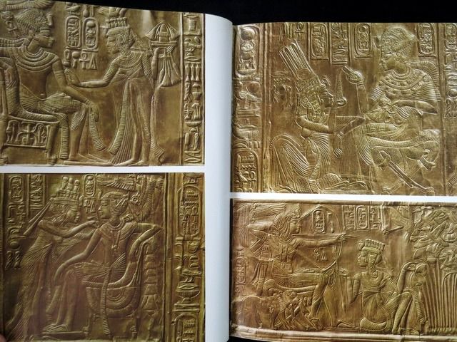 Tutankhamen ฟาโรห์ทุตอังค์อามุน ฟาโรห์อียิปต์ หนังสือภาพ สวยงาม รูปที่ 10