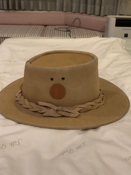 Vintage cowboy hat 1970s  หนังแท้ made in New Zealand 
