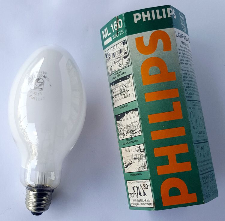 หลอดไฟแสงจันทน์  ต่อ220VACใช้งาน Philips ML160W , ML250W รูปที่ 2