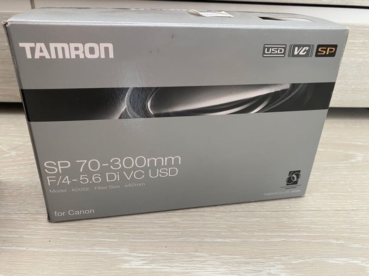เลนส์ซูม TAMRON SP 70-300mm Di Vc USD for canon มือสอง