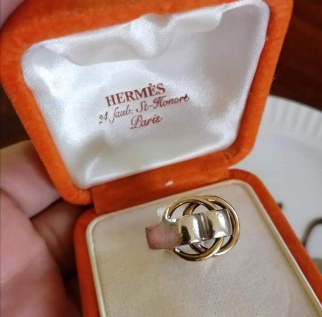 แหวน ทอง Hermes rings
18k​ (750)​ sterling (925)- April vintage 