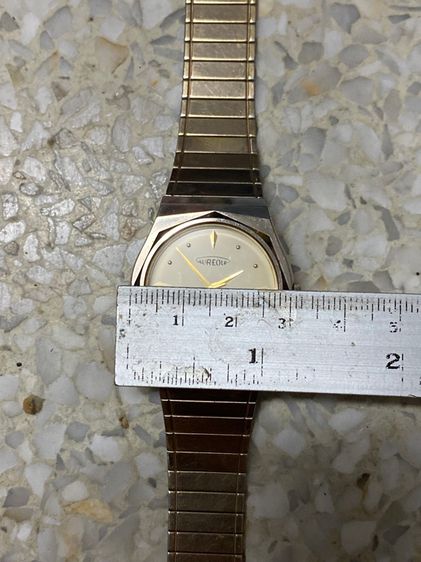 นาฬิกายี่ห้อ AUREOLE  ควอทซ์ สวิส  ทองสวย สายปรับได้  850฿ รูปที่ 8