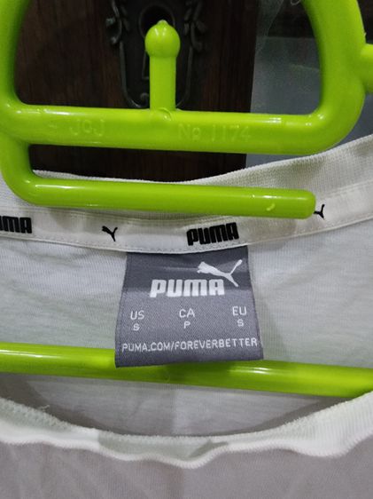 เสื้อแขนสั้น ยี่ห้อ PUMA สีขาว สวย เบอร์ S ยืดได้ ใส่สบาย  รูปที่ 3