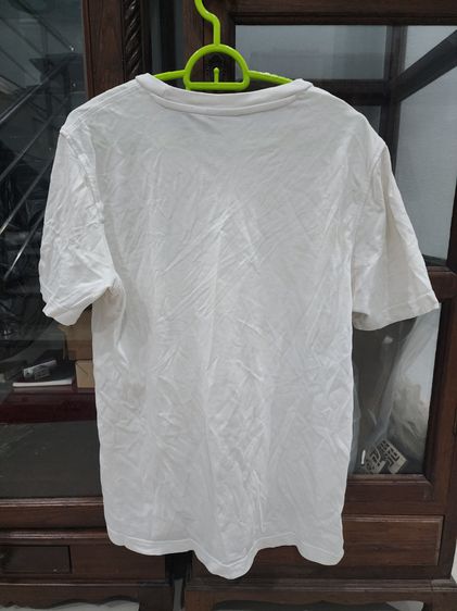 เสื้อยืด ทีเชิ้ต สีขาว ยี่ห้อ Adidas ของแท้ โลโก้ เขียวตัด สวย ใส่น้อย สภาพดี เนื้อผ้าบางเบา ใส่สบาย รูปที่ 4
