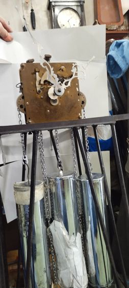 ซ่อมนาฬิกาตั้งพื้น 3 ตุ้มถ่วง เยอรมัน, ฝรั่งเศส รูปที่ 6