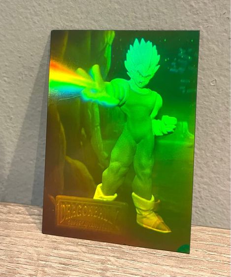 สุดยอดการ์ด หายาก Dragonball Z Amada 3D Hologram Card AMADA VEGETA RARE