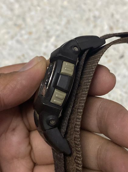นาฬิกายี่ห้อ Casio Baby G  ของแท้มือสอง สายผ้าวินเทจ 650฿ รูปที่ 4
