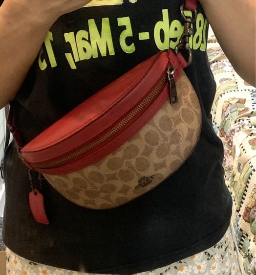 กระเป๋าคาดอกแบรนด์ COACH ของแท้ รูปที่ 10