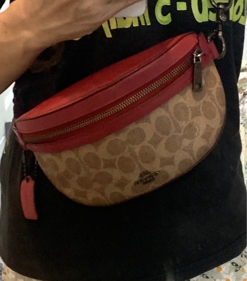 กระเป๋าคาดอกแบรนด์ COACH ของแท้ รูปที่ 12