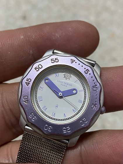 นาฬิกายี่ห้อ Louis Morais  ของแท้มือสอง สายเดิม  650฿ รูปที่ 2