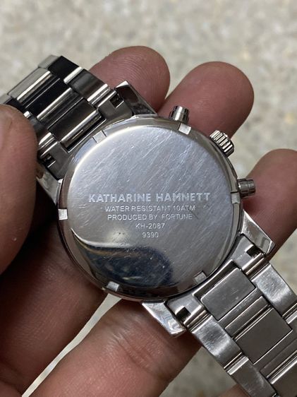 นาฬิกายี่ห้อ  Katharune Hamnet ควอทซ์ โครโนกราฟ แท้มือสอง  สายยาว 7 นิ้วครึ่ง  1500฿   รูปที่ 3