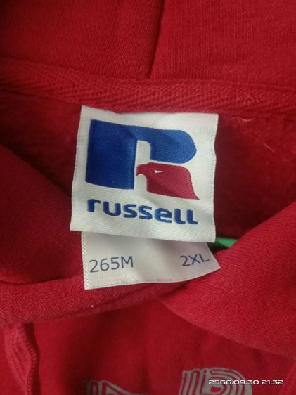 เสื้อกันหนาว Russell 2xl สีแดง รูปที่ 2