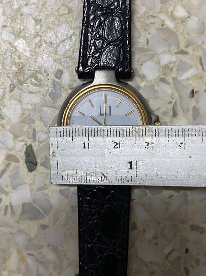 นาฬิกายี่ห้อ Dunhill  ควอทซ์ สวิสเมด แท้มือสอง สายเปลี่ยนใหม่  1900฿ รูปที่ 8
