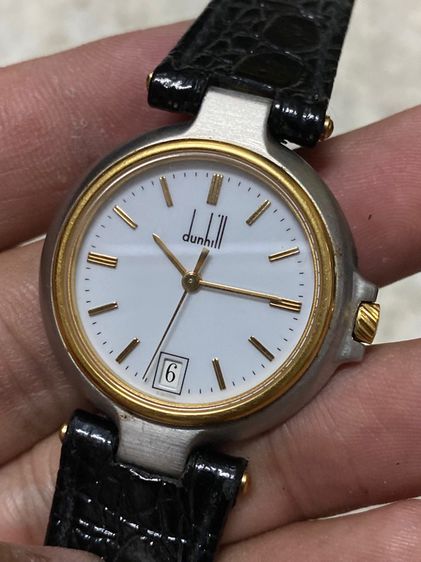 นาฬิกายี่ห้อ Dunhill  ควอทซ์ สวิสเมด แท้มือสอง สายเปลี่ยนใหม่  1900฿ รูปที่ 2