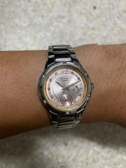 นาฬิกายี่ห้อ Casio  Sheen ของแท้มือสอง สายยาว 16 เซนติเมตร 800฿ รูปที่ 10